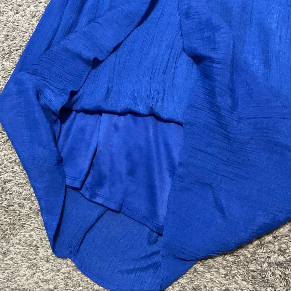 Indigo Rose Royal Blue Dress. Size Large - Picture 7 of 9